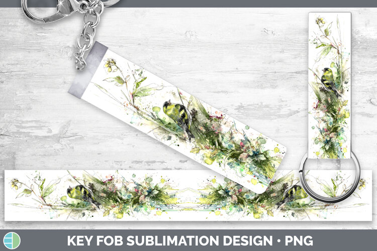 GorgeousBirds 02 Sketch Key Fob design.