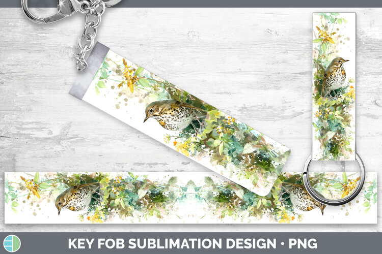 GorgeousBirds 02 Sketch Key Fob design.
