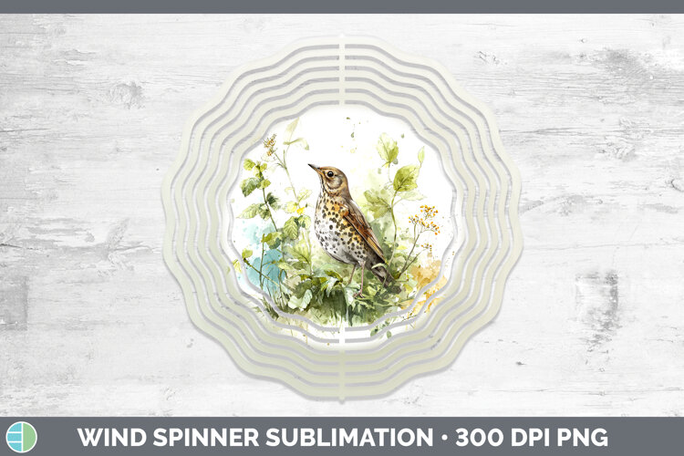 GorgeousBirds 02 Sketch Wind Spinner design.