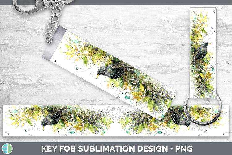 GorgeousBirds 02 Sketch Key Fob design.