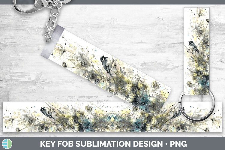 GorgeousBirds 02 Sketch Key Fob design.