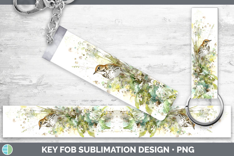 GorgeousBirds 02 Sketch Key Fob design.