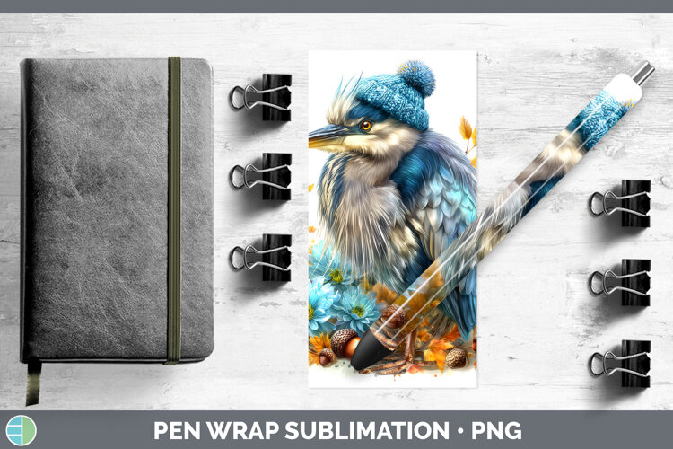 GorgeousBirds Knit Hat Pen Wrap design.