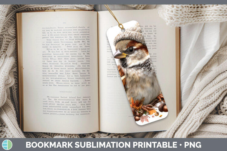 GorgeousBirds Knit Hat Bookmark design.