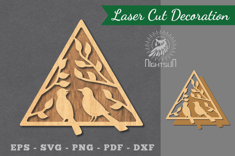 Birds Laser Cut Decoration