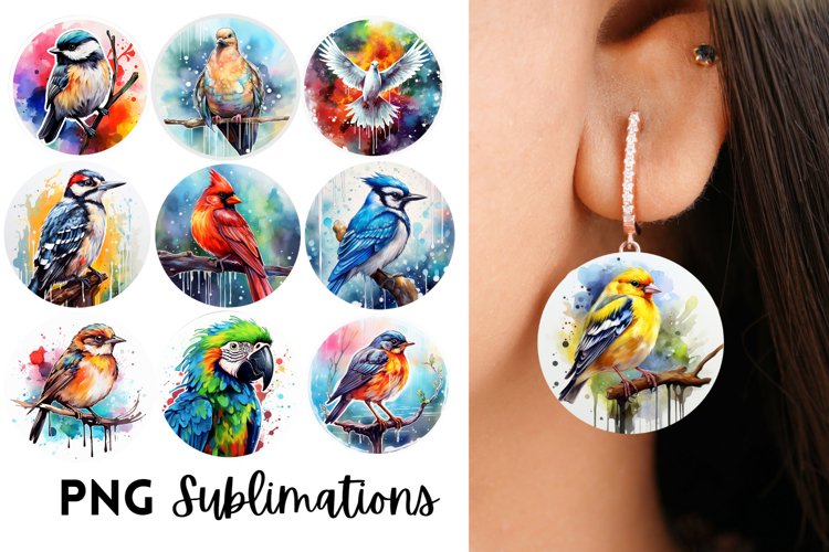 BIRDS Sublimation Bundle| Circular Sublimations for printing