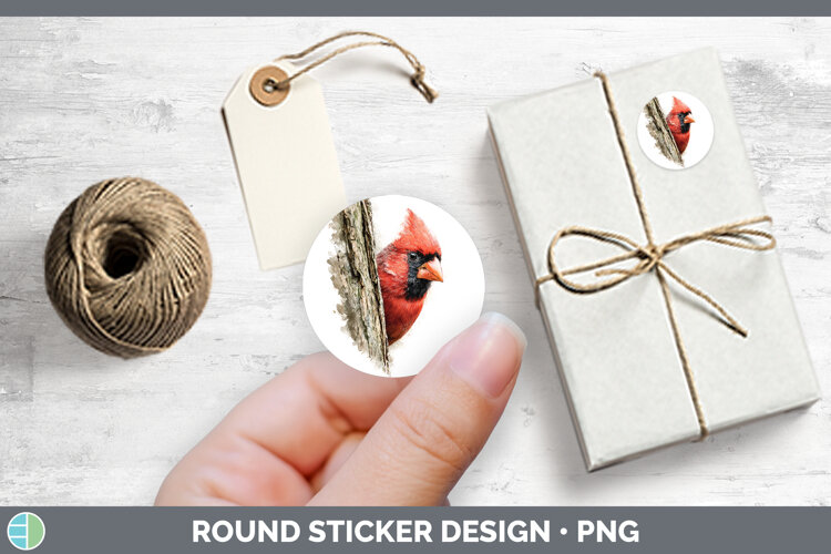 GorgeousBirds Tree Peek Stickers design.