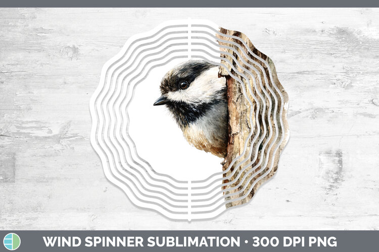 GorgeousBirds Tree Peek Wind Spinner design.
