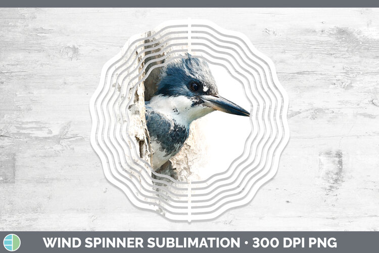 GorgeousBirds Tree Peek Wind Spinner design.
