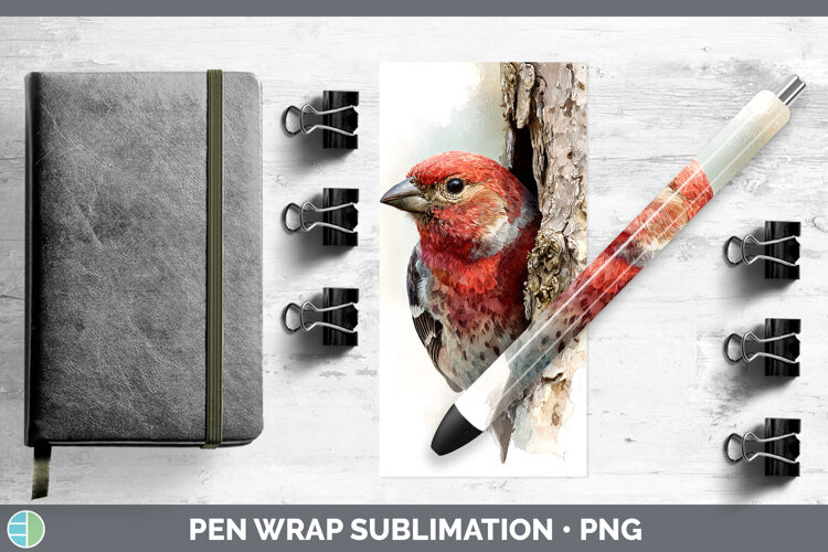 GorgeousBirds Tree Peek Pen Wrap design.