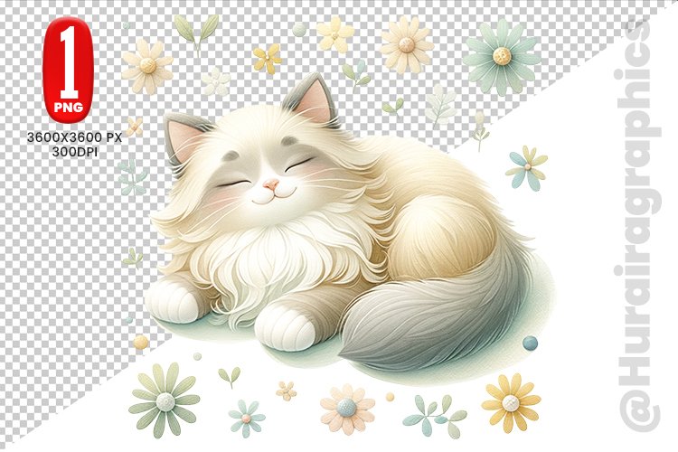 Cute Cat Clipart Image 24