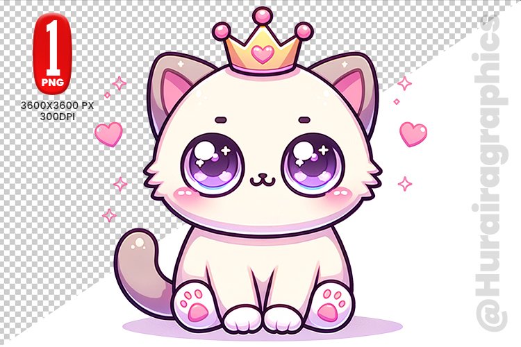 Cute Cat Clipart Image 21