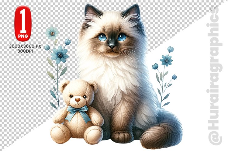 Cute Cat Clipart Image 7