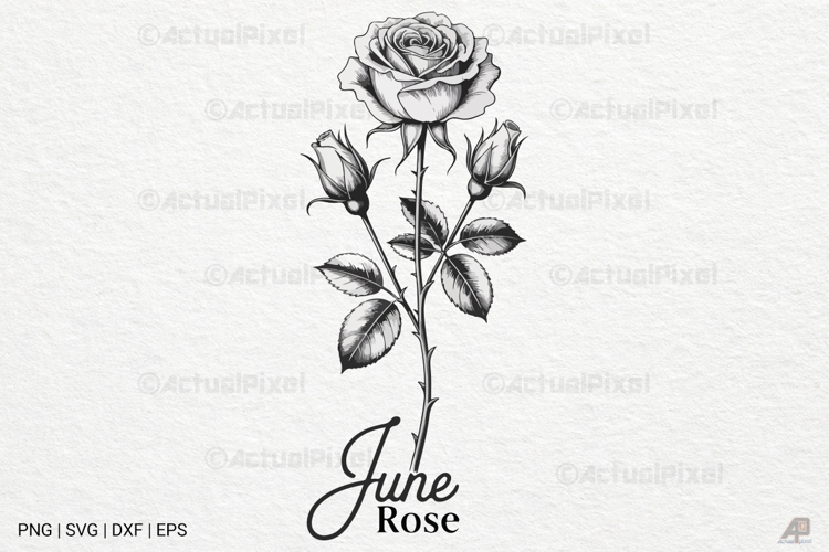 Flower Outline Clipart Image 4