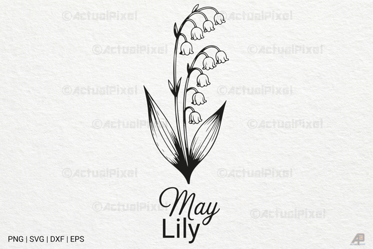 Flower Outline Clipart Image 5