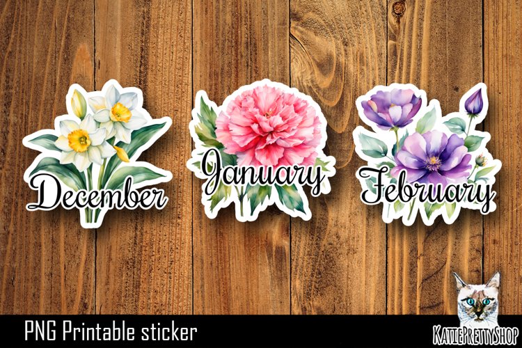 Flower Sticker Png Image 7