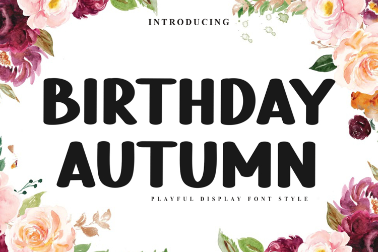 Birthday Autumn
