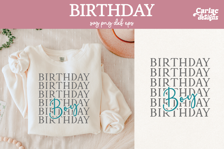 Birthday Boy Shirt Sublimation