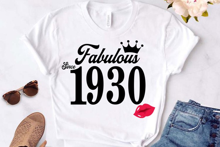 Fabulous since 1930 birthday Svg, 91 Birthday svg, 91 Birthd