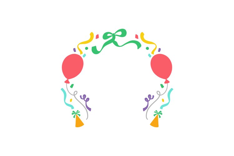 Birthday Frame SVG Cut File