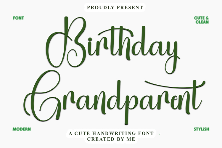 Birthday Grandparent