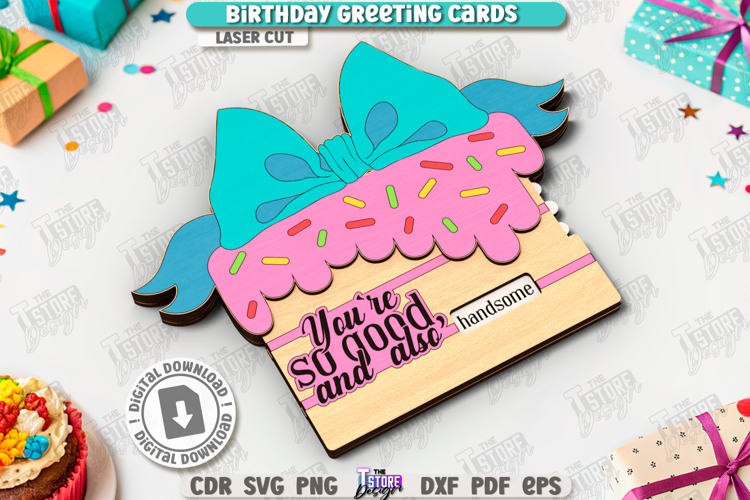 Birthday Greeting Card Laser Cut|Happy Birthday|B-day Wishes