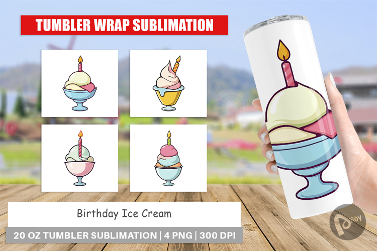 Tumbler Party Ice Cream
