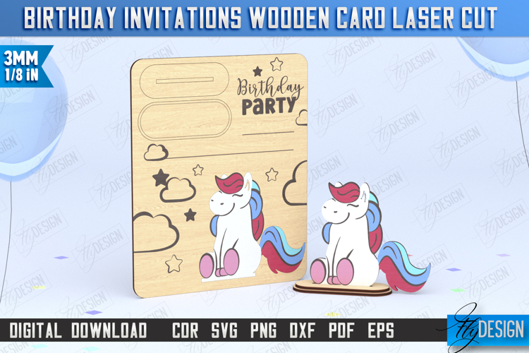 Birthday Unicorn SVGs Image 22