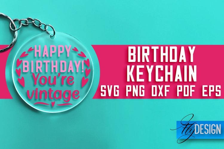 Round Keychain Svg Image 10