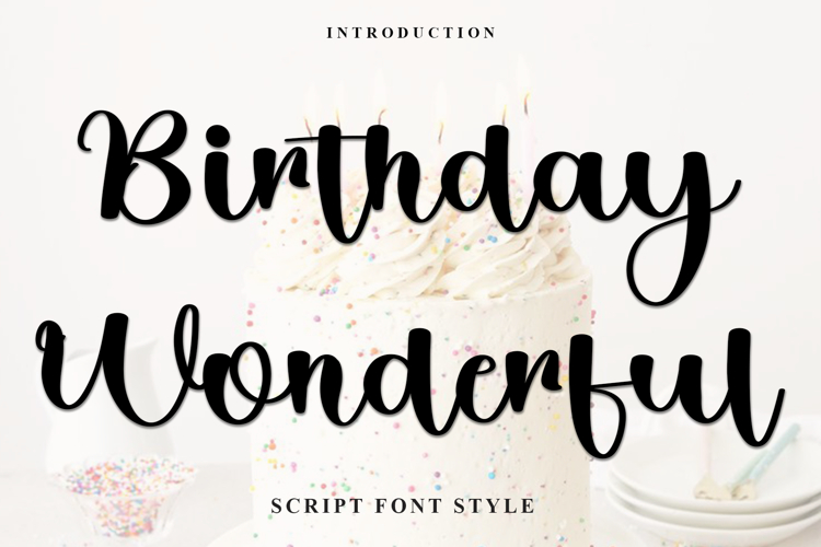 Birthday Wonderful example image 1