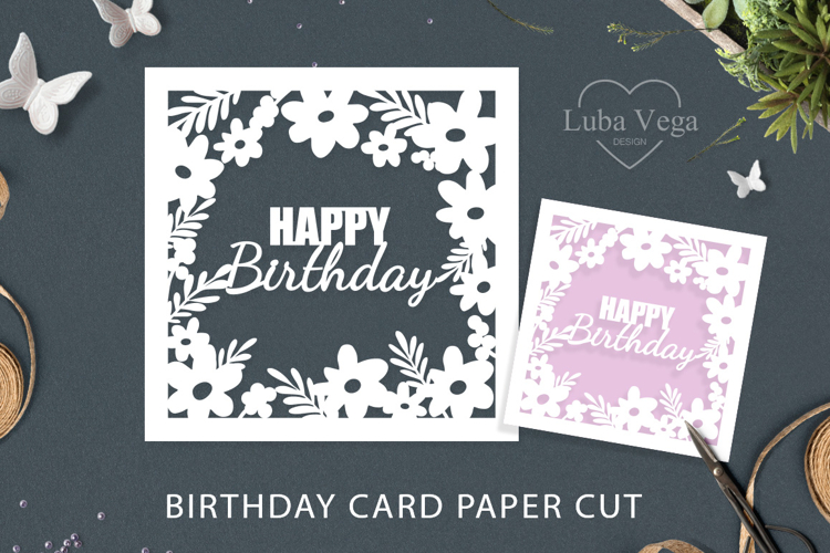 Birthday Card SVGs Image 3