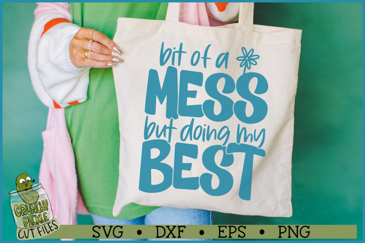 Bit Of a Mess SVG File example image 1