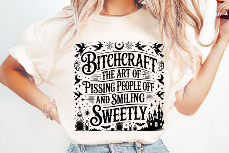 Bitch craft Funny Halloween PNG Designs