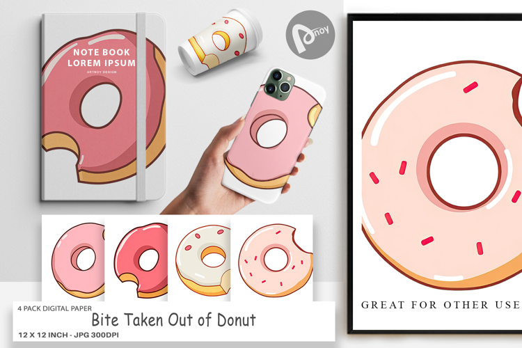 Donut Clipart Image 7