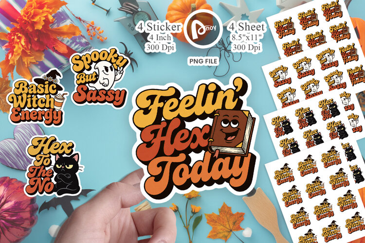Bitter Witch Energy Sticker example image 1
