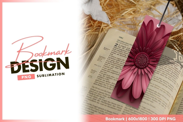 Close-up of a layered burgundy flower with bookmark png