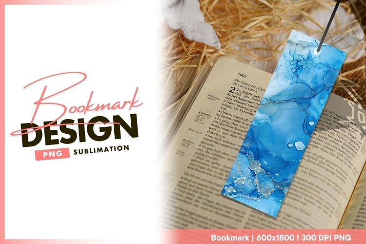 Watercolor bookmark png design