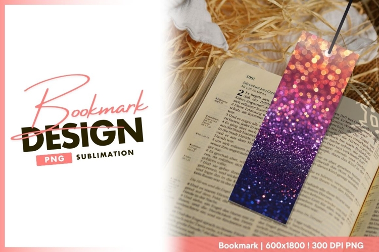 Glittering Bokeh Background with Purple Pink bookmark png