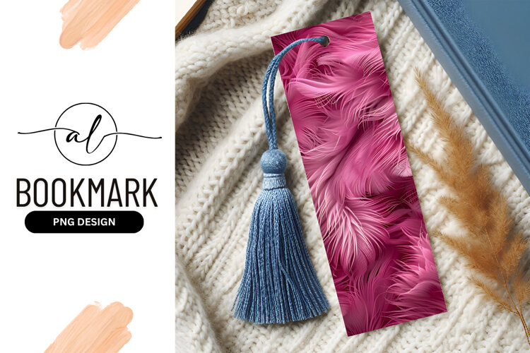 Abstract Pink Feather Texture with Soft Lines and Flowing example image 1