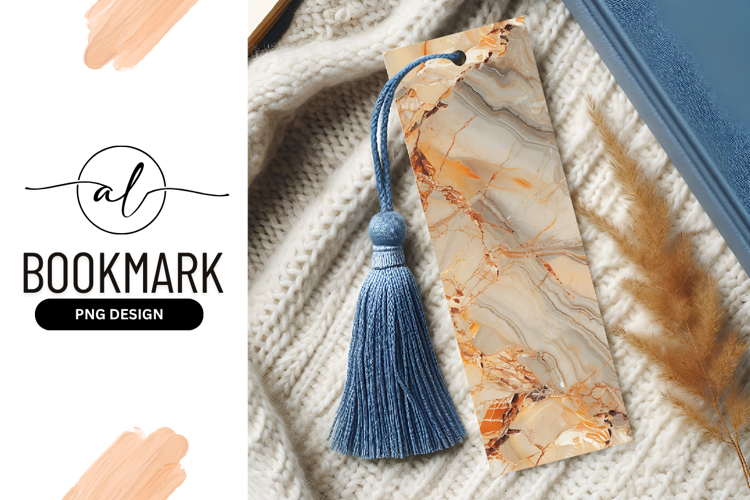 Abstract Beige And Orange Marble Texture
