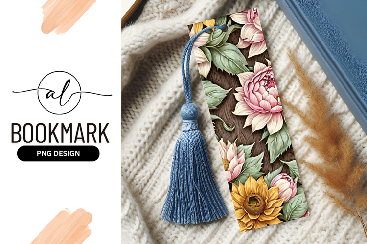 Floral Wood Artwork With Pink And Yellow