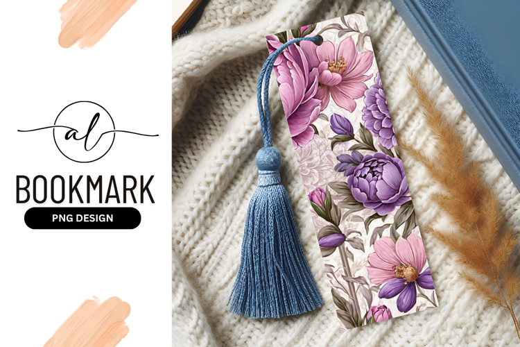 Floral Background With Pink And Purple Blooms