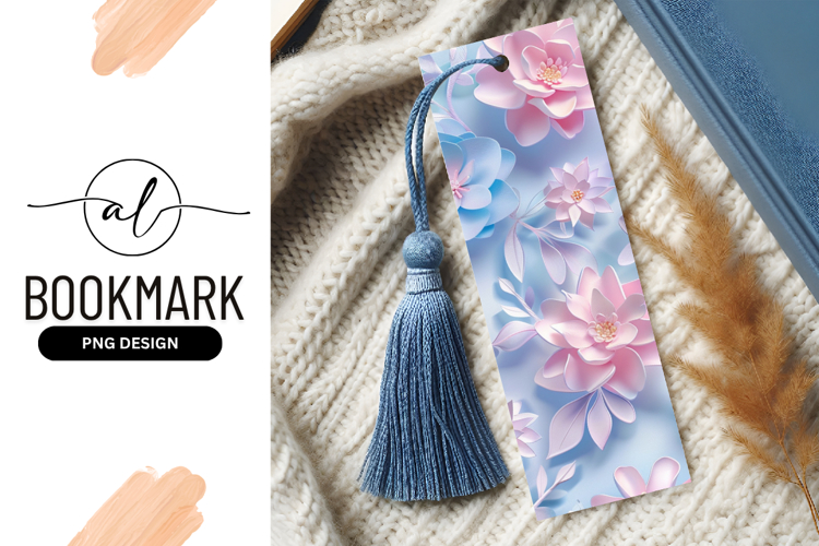 Pastel Floral Arrangement with Pink and Blue Paper Flowers