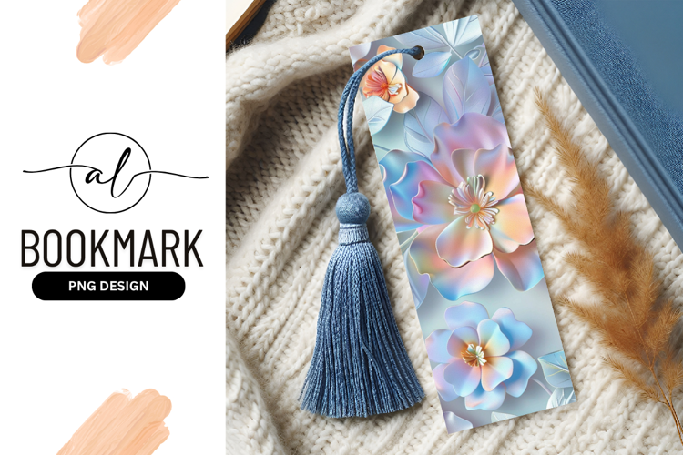 Pastel Floral Arrangement with Petals and Leaves in Soft