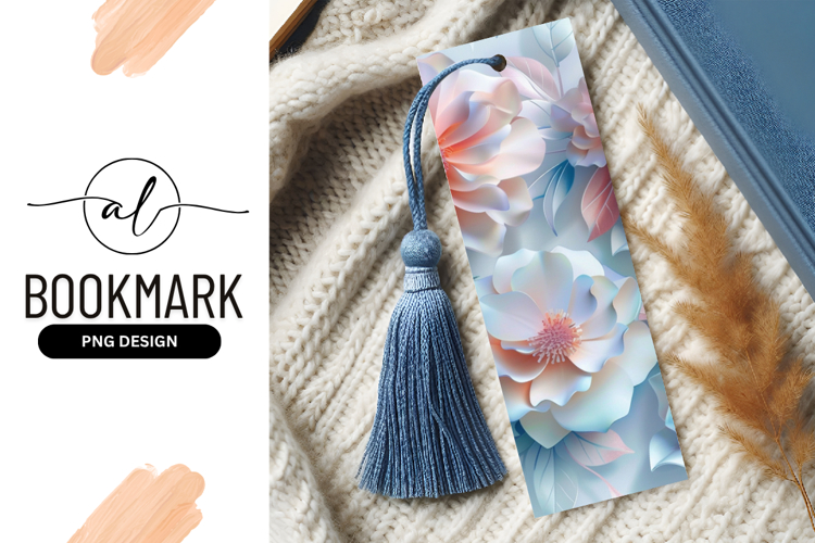 Pastel Floral Illustration with Large Blooming Flowers