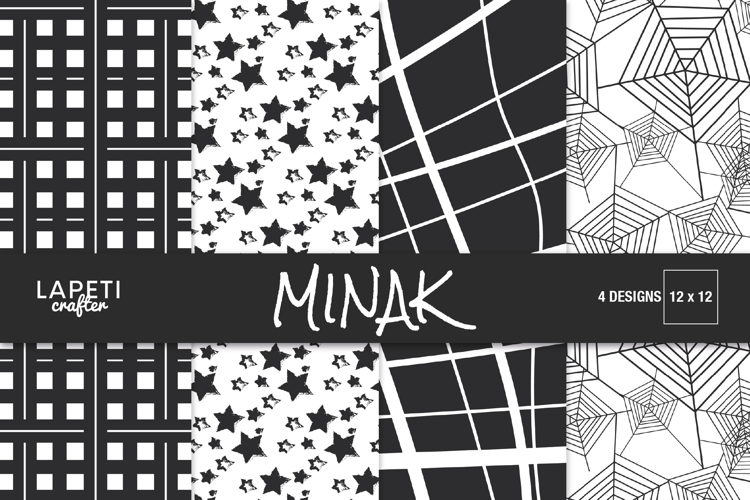 Black And White Scrapbook Paper Image 11