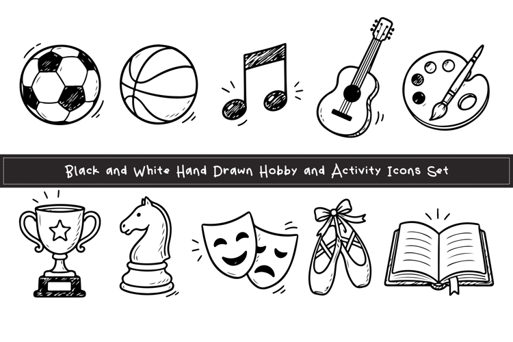 Hand Black And White Clipart Image 10