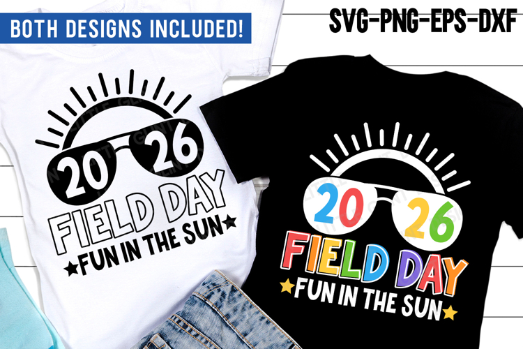 Field Day Fun In the Sun 2026 SVG PNG| Funny School Game Boy