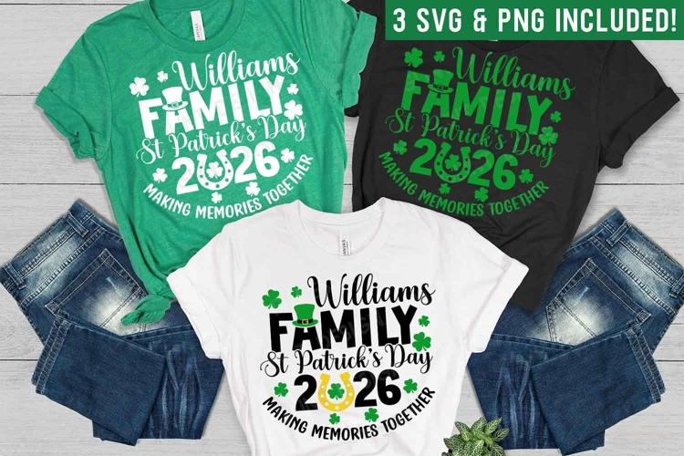 2026 Family St Patricks Day SVG PNG | Funny St Patricks