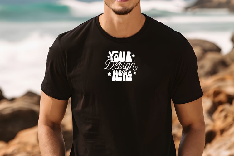 White Tshirt Mockup Image 20